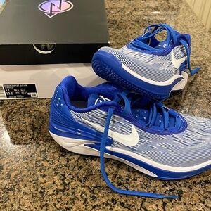 Nike Air Zoom men’s 12 royal blue basketball shoes